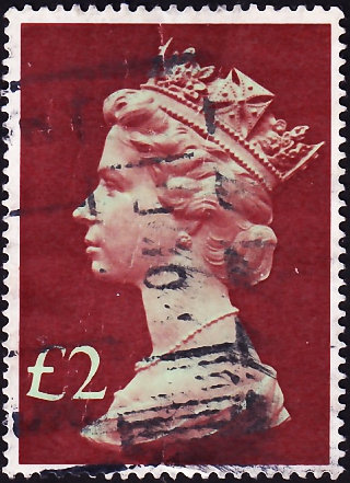  1977  . Queen Elizabeth II , 2f .  1,0 . (2)